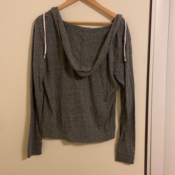 Mossimo Grey Light Zip Up - Picture 3 of 3